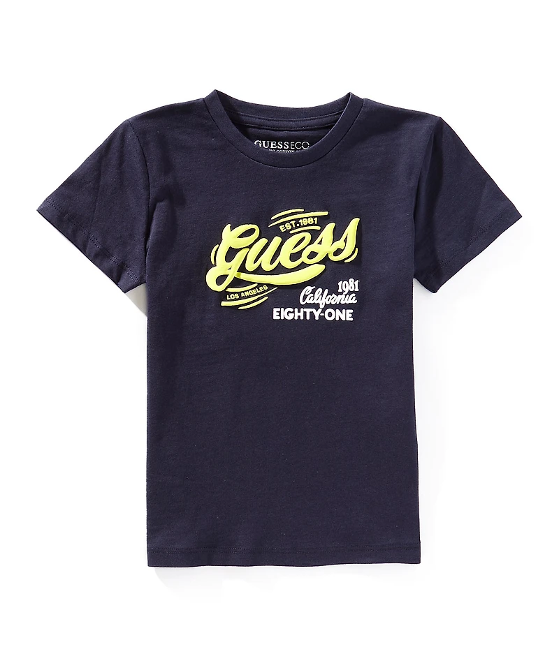 Guess Little Boys Short Sleeve Guess LA 81 Graphic T-Shirt