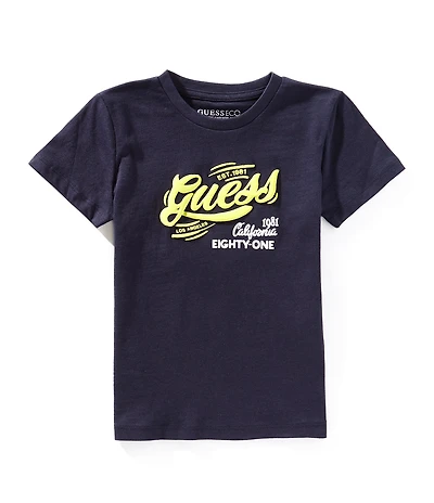 Guess Little Boys Short Sleeve Guess LA 81 Graphic T-Shirt