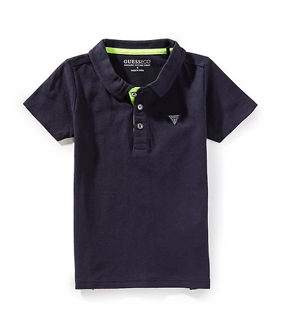 Guess Little Boys Short Sleeve Polo T-Shirt