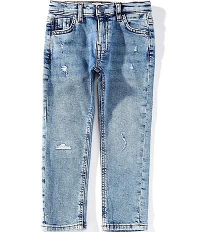 Guess Little Boys Comfort Distressed Denim Slim Fit Jeans