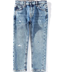 Guess Little Boys Comfort Distressed Denim Slim Fit Jeans