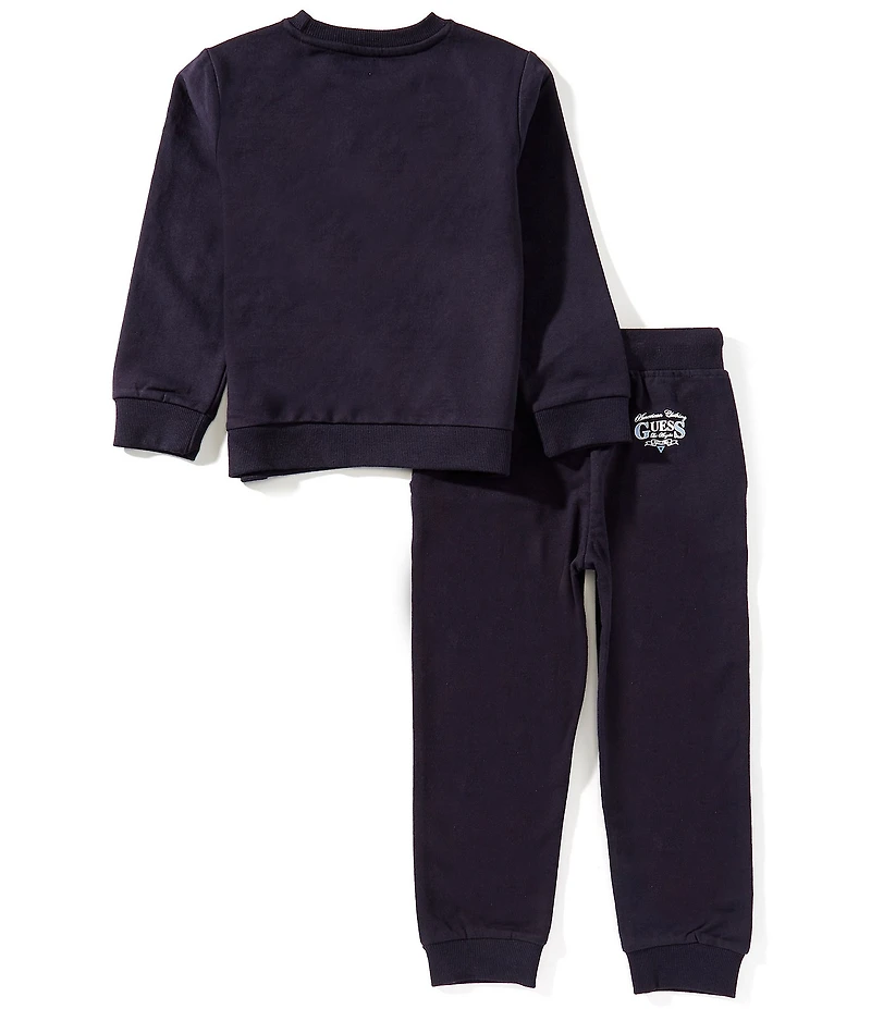 Guess Little Boys Long Sleeve Active Top & Active Jogger 2-Piece Set