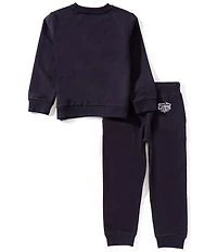Guess Little Boys Long Sleeve Active Top & Active Jogger 2-Piece Set