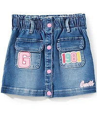 Guess Little Girls Stretch Denim Skirt
