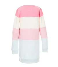 Guess Little Girls Long Sleeve Active Stripe Sweatshirt Striped Dress