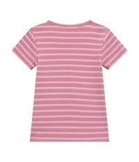 Guess Little Girls Short-Sleeve Ribbed T-Shirt