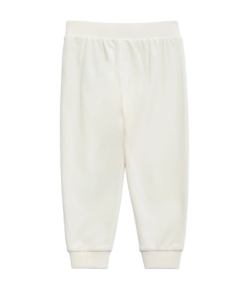 Guess Little Girls Sleeve Velour Active Top & Pants Set