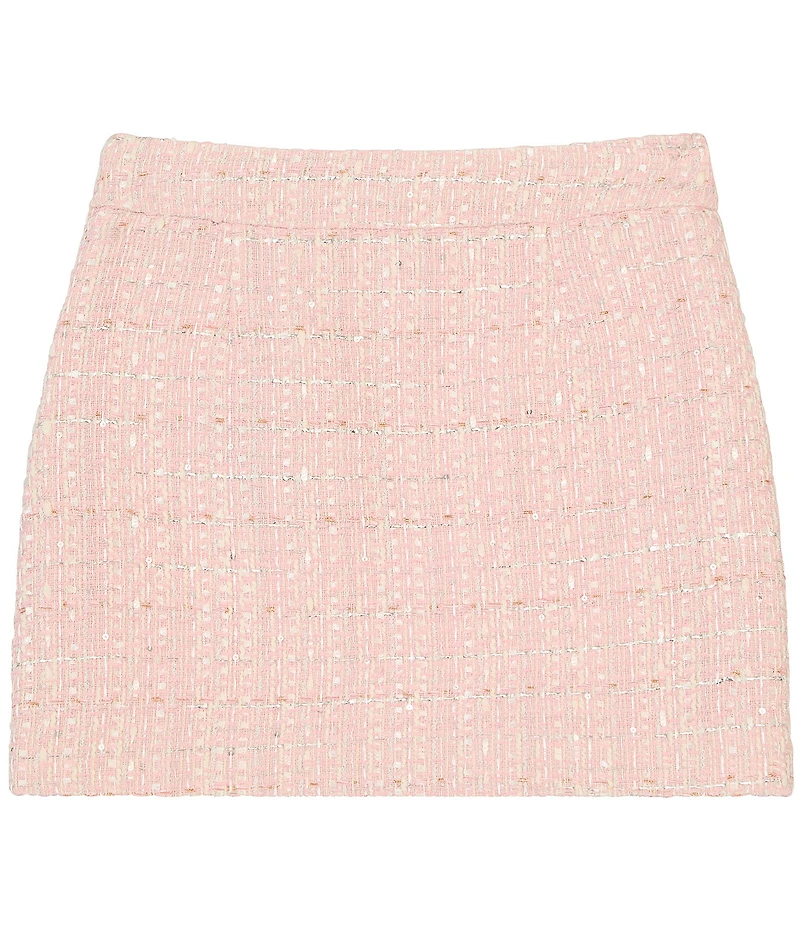 Guess Little/Big Girls Tweed Ceremony Mini Skirt