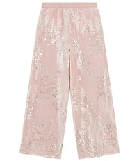 Guess Little/Big Girls Sequins Mini Me Wide Leg Pants
