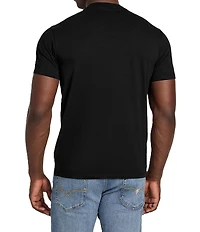 Guess Logo Embroidered Short Sleeve T-Shirt