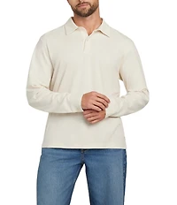 Guess Long Sleeve Barry Knit Polo Shirt