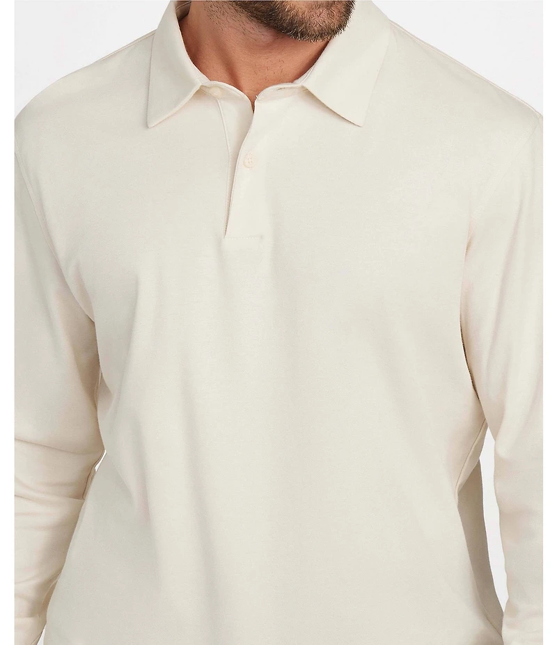 Guess Long Sleeve Barry Knit Polo Shirt