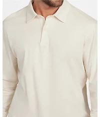 Guess Long Sleeve Barry Knit Polo Shirt