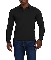 Guess Long Sleeve Barry Knit Polo Shirt