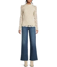 Guess Long Sleeve Josephina Lace Top