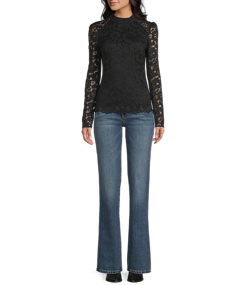 Guess Long Sleeve Josephina Lace Top