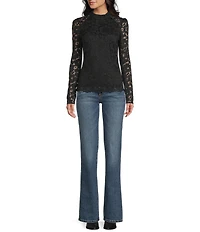 Guess Long Sleeve Josephina Lace Top