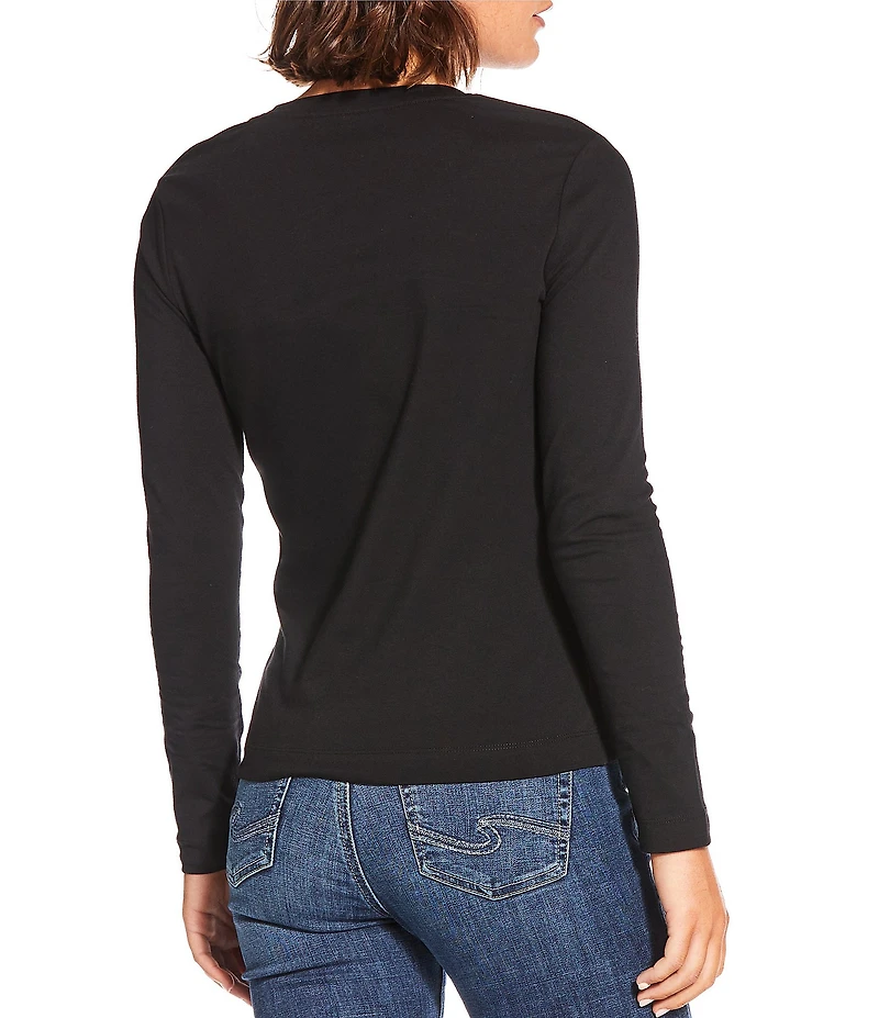 Guess Long Sleeve Leopard T-Shirt