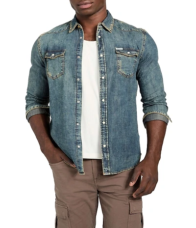 Guess Long Sleeve Truckee Shirt