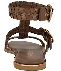 Guess Lylnet Woven Straps Gladiator Sandals