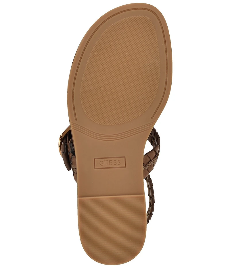 Guess Lylnet Woven Straps Gladiator Sandals