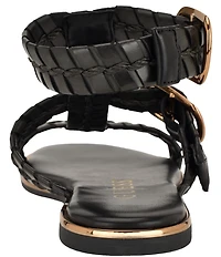 Guess Lylnet Woven Straps Gladiator Sandals