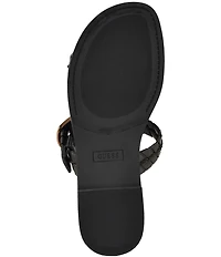 Guess Lylnet Woven Straps Gladiator Sandals