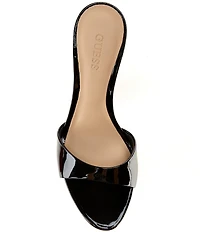 Guess Manzy Patent Leather Dress Sandals