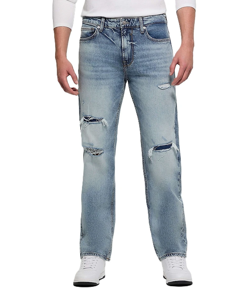 Guess Mason Regular Fit Distressed Jeans