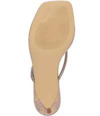 Guess Mayan Rhinestone Detail Thong Dress Sandals
