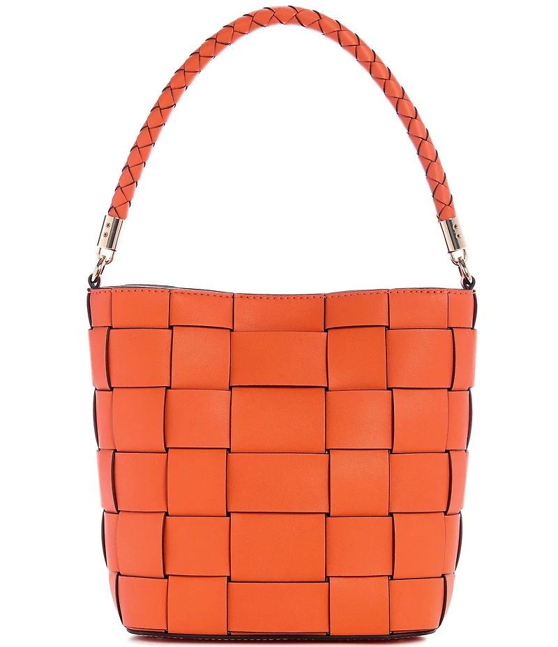 Guess Maylee Woven Bucket Bag