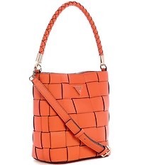 Guess Maylee Woven Bucket Bag
