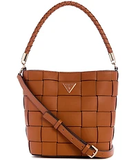 Guess Maylee Woven Bucket Bag