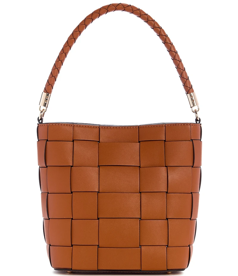 Guess Maylee Woven Bucket Bag