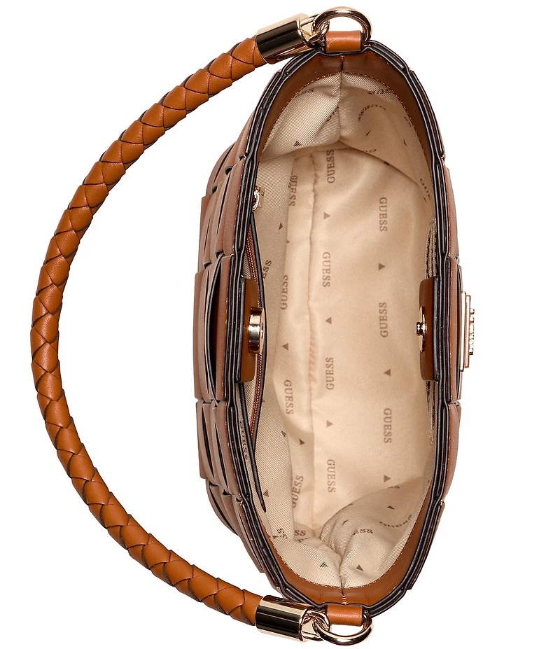 Guess Maylee Woven Bucket Bag