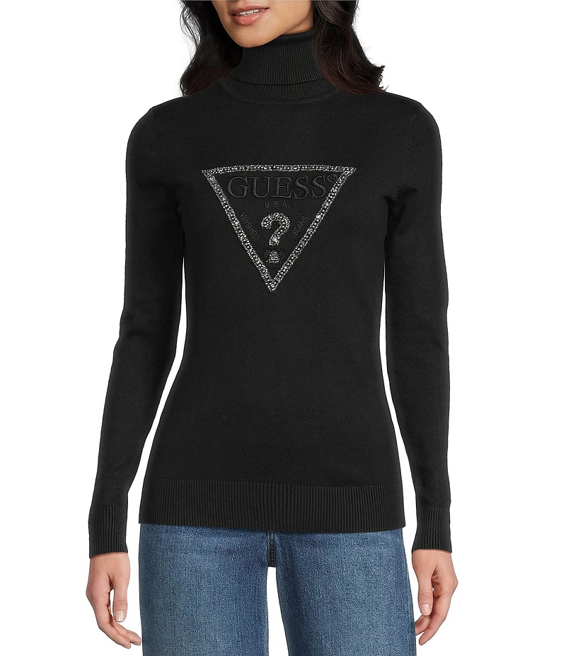 Guess Melanie Long Sleeve Mock Neck Sweater