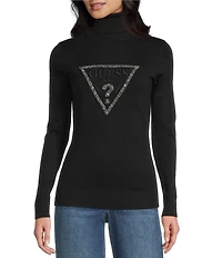 Guess Melanie Long Sleeve Mock Neck Sweater
