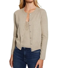 Guess Mena Long Sleeve Classic Crew Cardigan