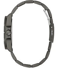 Guess Men's Analog Gunmetal Stainless Steel Bracelet Watch