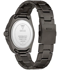 Guess Men's Analog Gunmetal Stainless Steel Bracelet Watch
