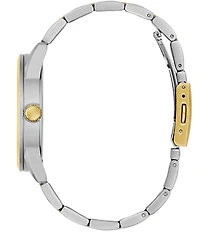 Guess Men's Analog Two Tone Stainless Steel Bracelet Watch