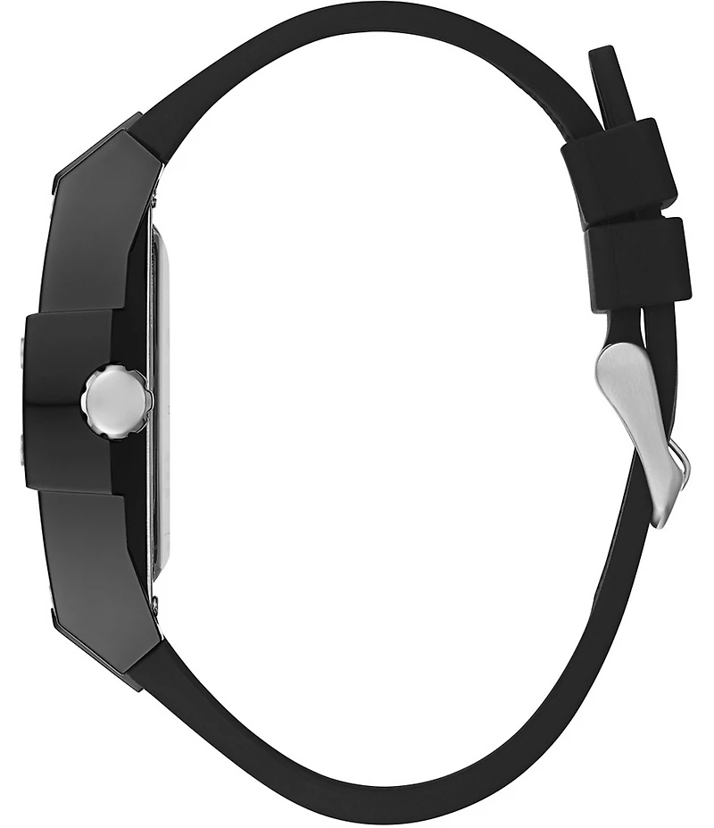 Guess Men's Silicone Multi-Function Watch