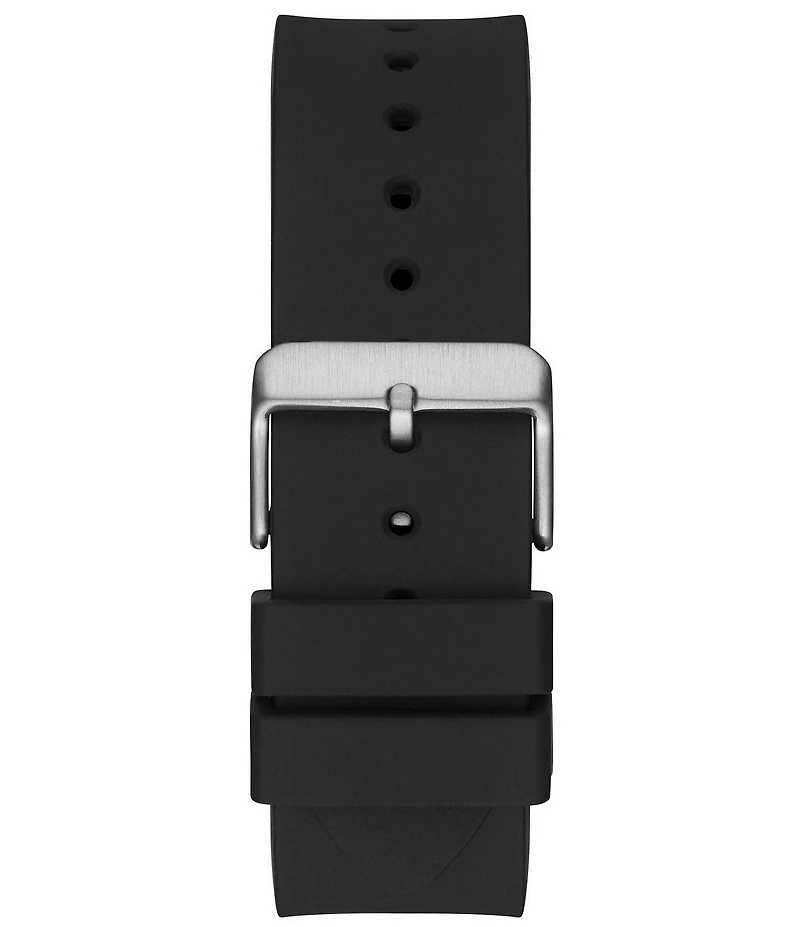 Guess Men's Silicone Multi-Function Watch