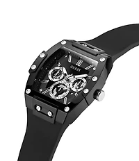 Guess Men's Silicone Multi-Function Watch