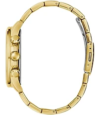 Guess Men's Chronograph Gold Tone Stainless Steel Bracelet Watch