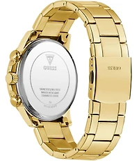 Guess Men's Chronograph Gold Tone Stainless Steel Bracelet Watch