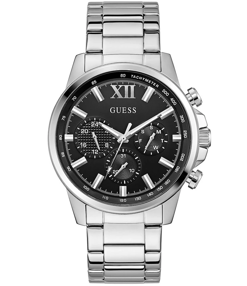 Guess Men's Chronograph Stainless Steel Bracelet Watch