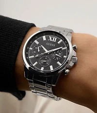 Guess Men's Chronograph Stainless Steel Bracelet Watch
