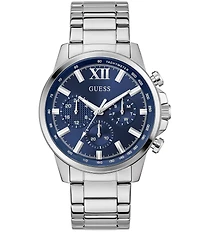 Guess Men's Chronograph Two Tone Stainless Steel Bracelet Watch