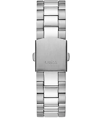 Guess Men's Continental Analog Silver-Tone Bracelet Watch